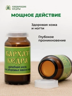 Мазь-бальзам для ног "Бархат кедра"
