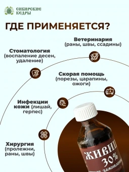 Живица кедровая 30%